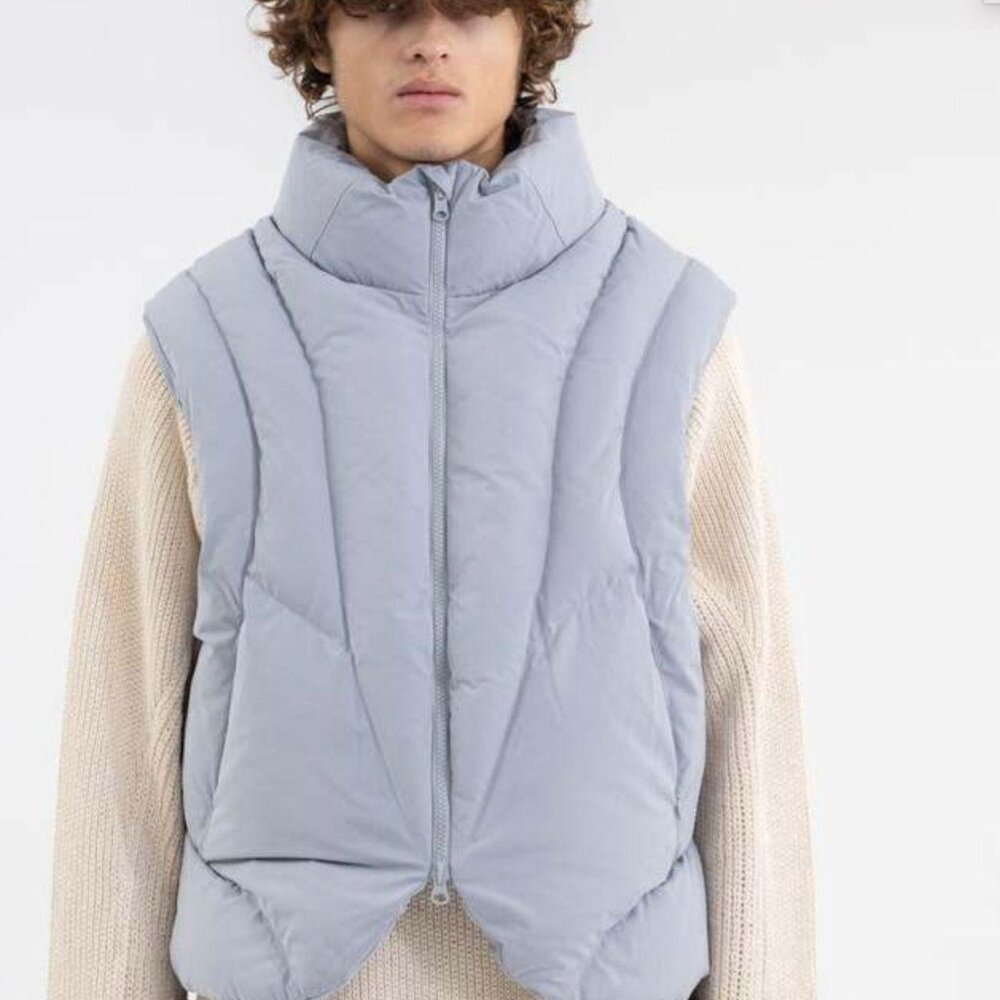 HYEIN SEO Blue Padded Reversible Vest